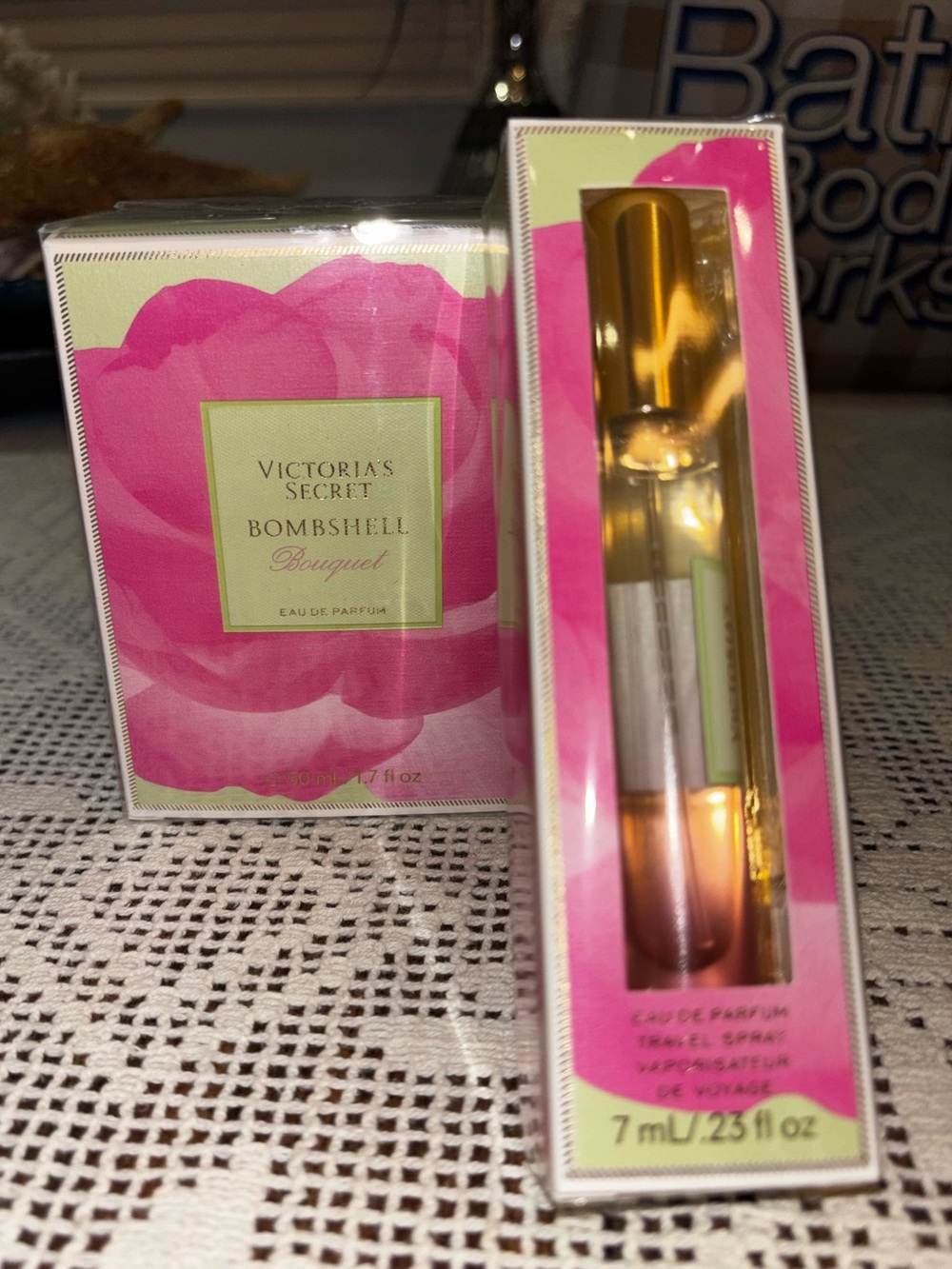 (Inventory 55,56,57)Victoria's Secret Bombshell Bouquet Perfume and Travel Spray